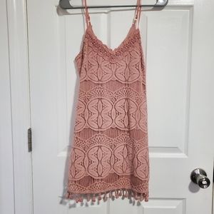 Pink lacey dress